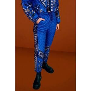 New Farm Rio Macaw Forest Black Quilted Pants XL